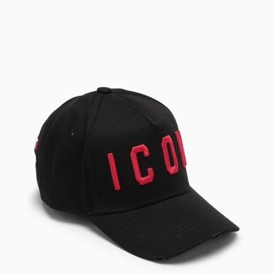 Dsquared2 Black\/red Icon Baseball Cap