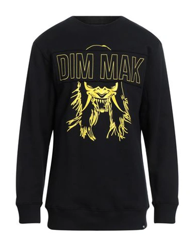 Dim Mak Man Sweatshirt Black Size M Cotton