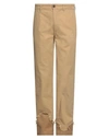 Incotex Red X Facetasm Man Pants Camel Size 34 Cotton In Beige