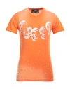 Domrebel Man T-shirt Orange Size S Cotton