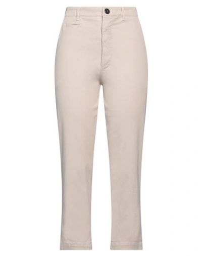 True Royal Woman Pants Beige Size 4 Cotton, Elastane