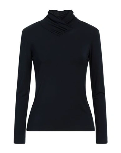Diana Gallesi Woman T-shirt Midnight Blue Size 10 Viscose, Elastane