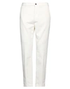 Cruna Man Pants White Size 32 Cotton, Elastane