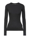 Nikkie Woman Sweater Black Size 12 Acrylic, Polyamide, Wool
