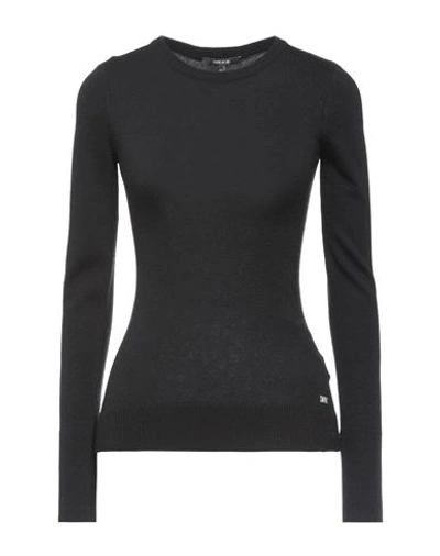 Nikkie Woman Sweater Black Size 12 Acrylic, Polyamide, Wool
