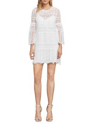 bcbg bell sleeve dress