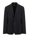 Dondup Man Blazer Midnight Blue Size 40 Polyester, Viscose, Polyamide, Elastane