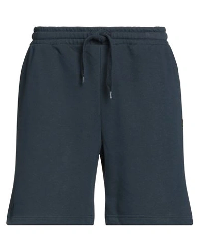 Lyle & Scott Man Shorts & Bermuda Shorts Navy Blue Size M Organic Cotton, Recycled Polyester In Green