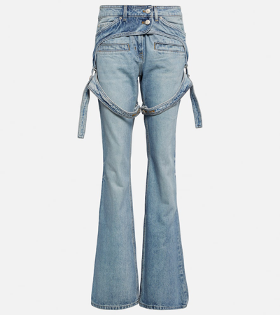 Courrèges Bootcut Jeans In Blue