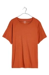 Madewell Softfade Oversize Cotton T-shirt In Afterglow Red
