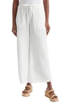 Splendid Kit Cotton Palazzo Pants In White