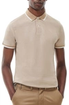 Barbour Men's Barnard Tailored Fit Short Sleeve Polo Shirt In Cornstalk
