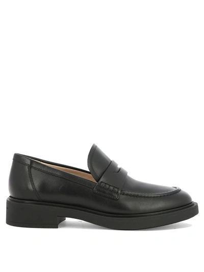 Gianvito Rossi Harris Penny Loafers Female Black