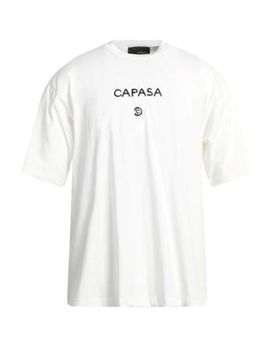 Capasa Milano Logo Print T-shirt Male White