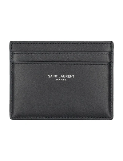 Saint Laurent Credit Card Holder Male Black