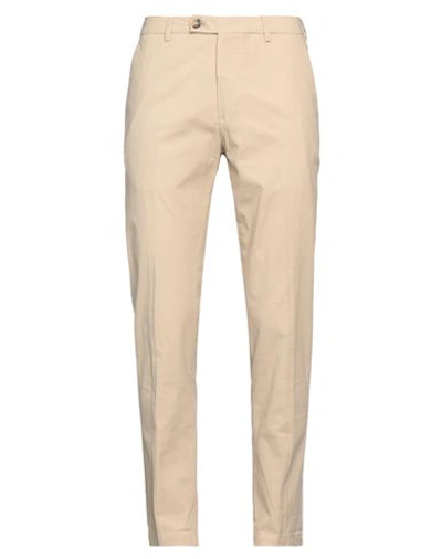 Cruna Man Pants Beige Size 34 Cotton, Elastane