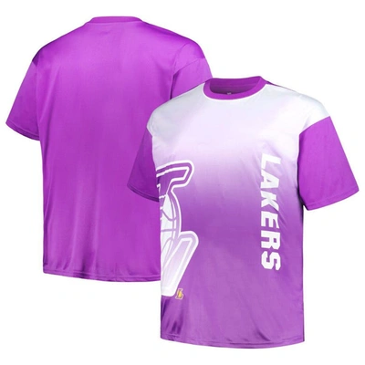 Fanatics Purple Los Angeles Lakers Big & Tall Sublimated T-shirt