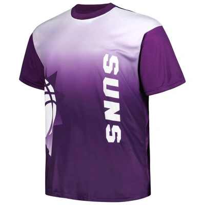 Fanatics Men's Purple Phoenix Suns Big And Tall Sublimated T-shirt
