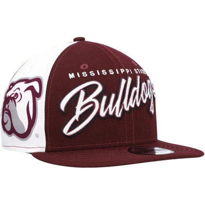New Era Maroon Mississippi State Bulldogs Outright 9fifty Snapback Hat