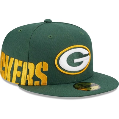 New Era Green Green Bay Packers Arch 59fifty Fitted Hat