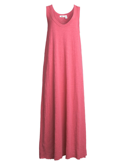 Wilt Easy Cotton Tank Dress In Pink