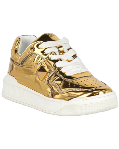 Valentino Garavani One Stud Sneaker In Gold
