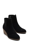 Toms Suede Bootie In Black