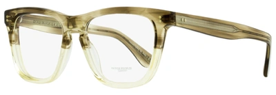 Oliver Peoples Unisex Lynes Eyeglasses Ov5449u 1647 Transparent Khaki 53mm In Multi