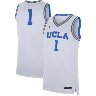 Jordan Brand #1 White Ucla Bruins Replica Jersey