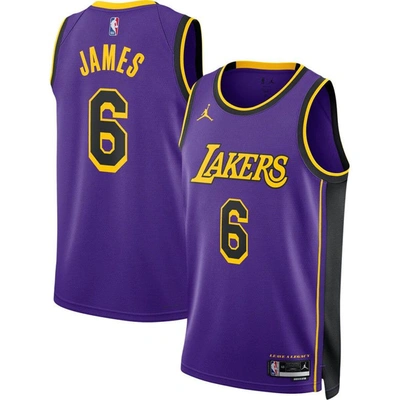 Jordan Brand Unisex  Lebron James Purple Los Angeles Lakers Swingman Jersey