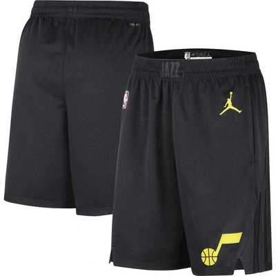 Jordan Brand Black Utah Jazz 2022/2023 Statement Edition Swingman Performance Shorts