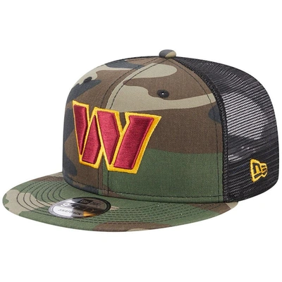 New Era Camo Washington Commanders Classic Trucker 9fifty Snapback Hat