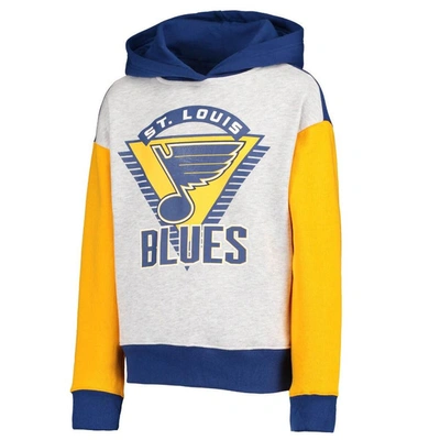 Outerstuff Kids' Girls Youth Blue St. Louis Blues Let's Get Loud Pullover Hoodie