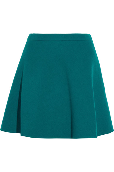 Miu Miu Wool Mini Skirt | ModeSens