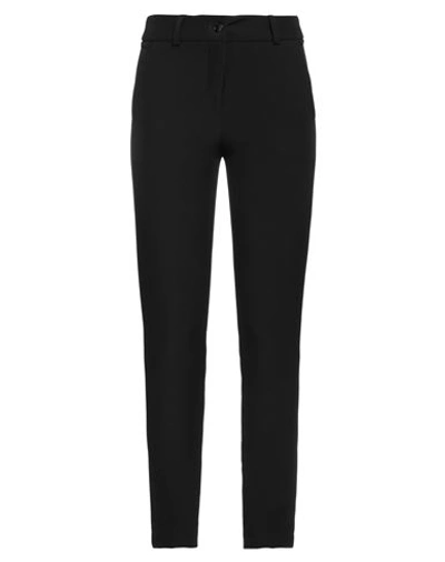 Atos Lombardini Woman Pants Black Size 12 Polyester, Elastane