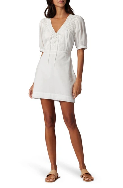 Joie Lexie Cotton Dress In White