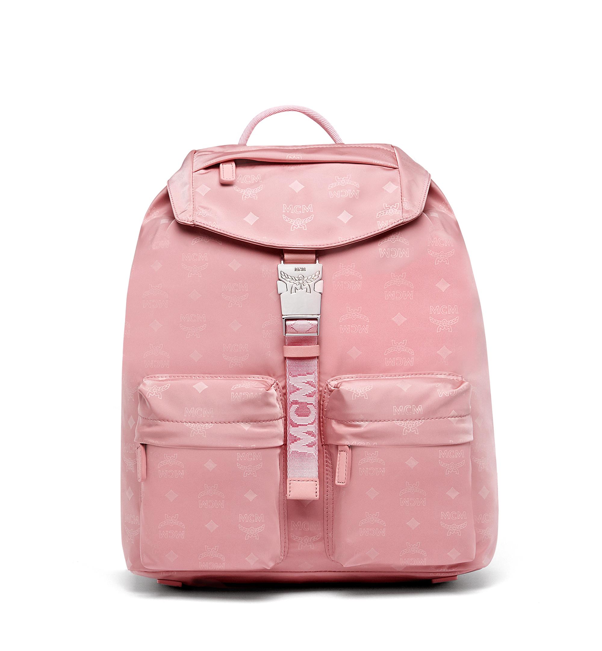mcm dieter monogrammed nylon backpack