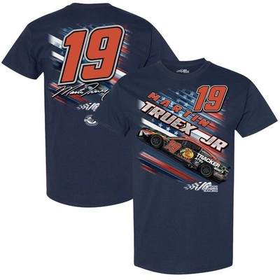 Joe Gibbs Racing Team Collection Navy Martin Truex Jr Patriotic Fuel T-shirt