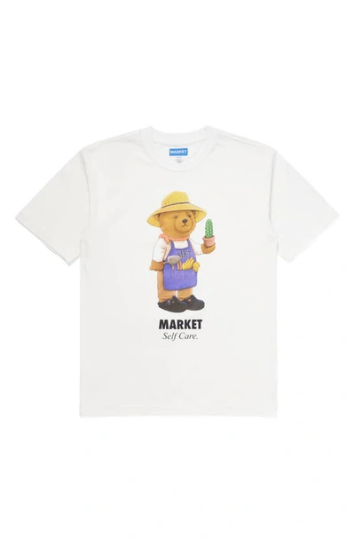Market Botanical Bear Graphic Tee In Chalk
