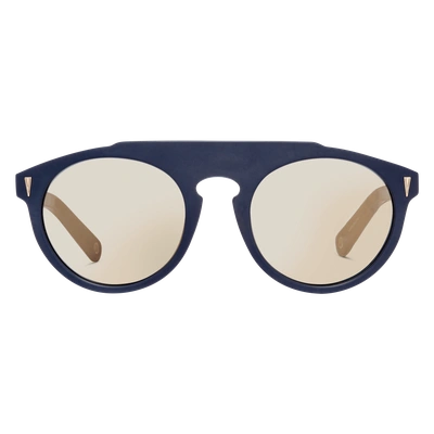 Vilebrequin Gold Mirror Sunglasses In Blue