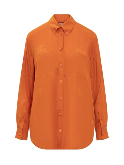 Burberry Knight Shirt In Deep Ginger Ip Pat