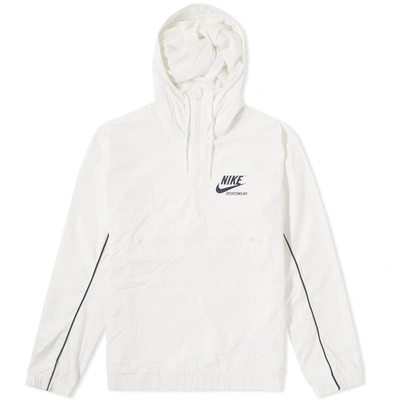 Nike Archive Woven Hooded Jacket In Neutrals