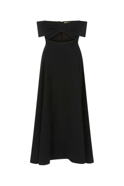 Saint Laurent Long Dresses. In Black
