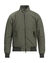 Baracuta High-neck Flap-pockets Windbreaker In Beech