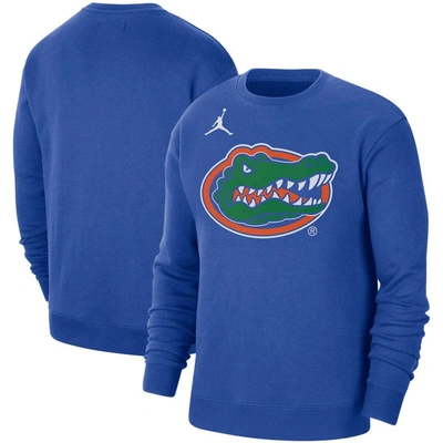 Jordan Brand Royal Florida Gators Wordmark Pullover Sweatshirt