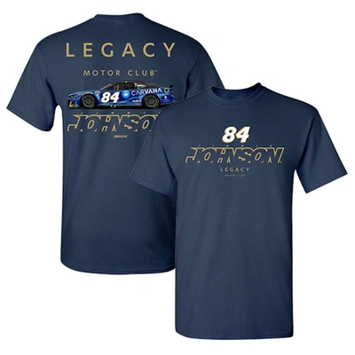 Legacy Motor Club Team Collection Men's  Navy Jimmie Johnson 2023 #84 Carvana T-shirt