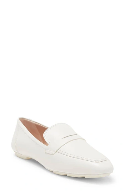 Stuart Weitzman Jet Penny Loafer In Cream