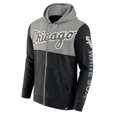 Fanatics Branded Black Chicago White Sox Walk Off Fleece Full-zip Hoodie