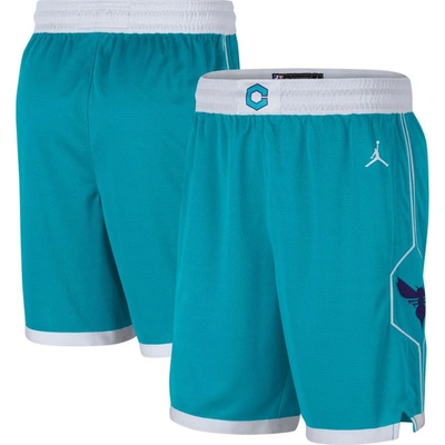 Jordan Brand Teal Charlotte Hornets Statement Edition Swingman Shorts