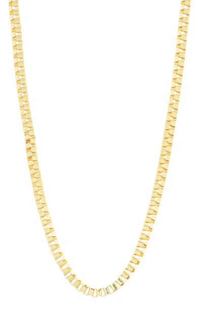 Area Stars Thick Box Chain Necklace In Gold